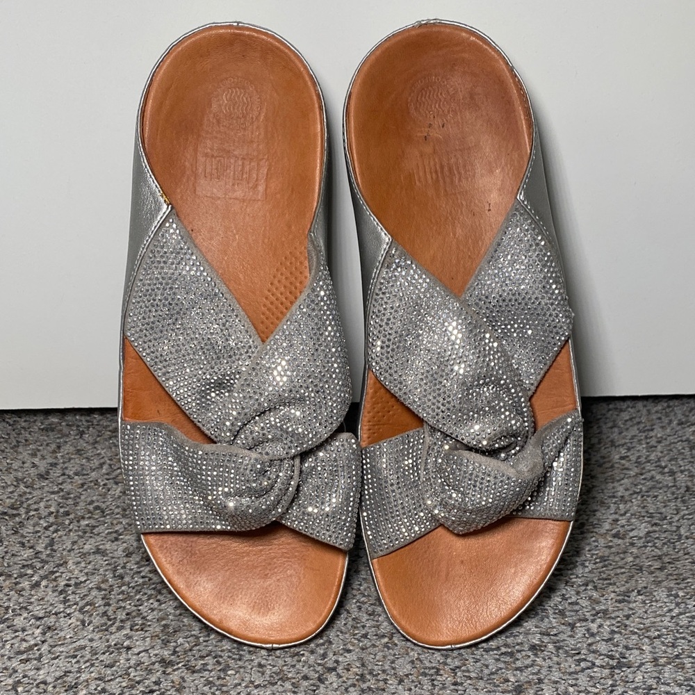 Fitflop Twiss Crystal Slide Sandal